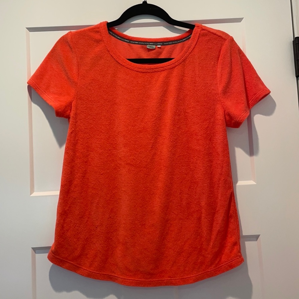 Pink Terry Cloth Tee - Anthropologie 👚